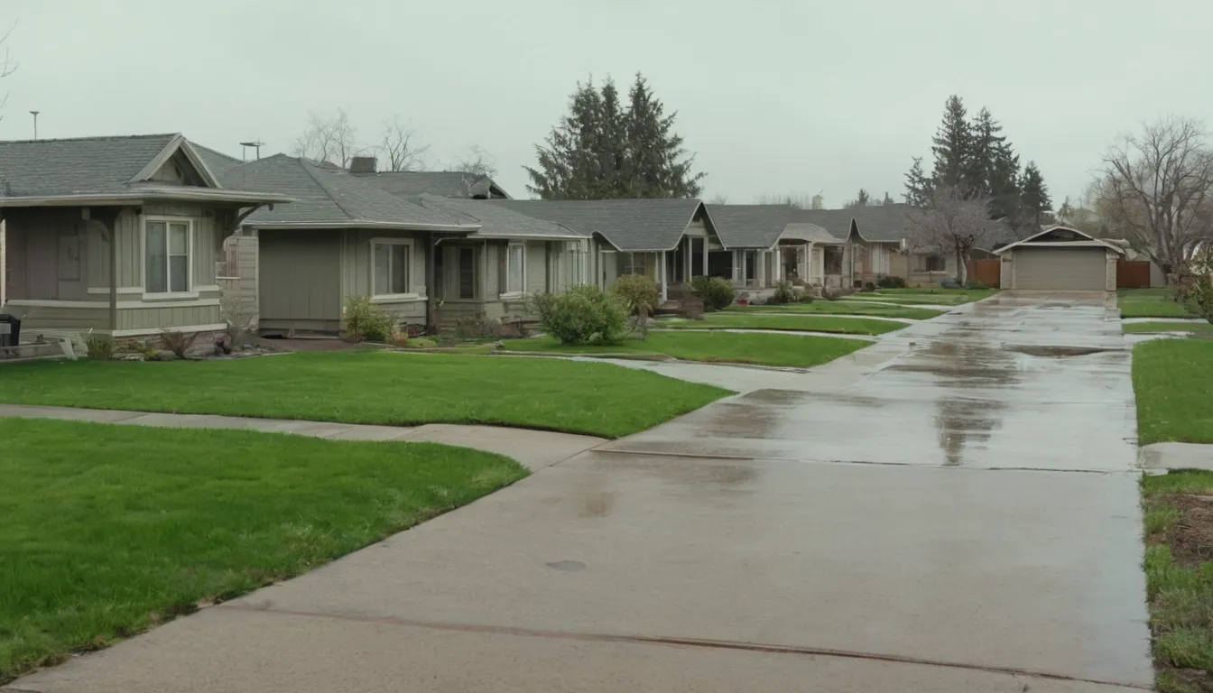 Older bungalows and ranch homes across the Chesterfield area in early spring